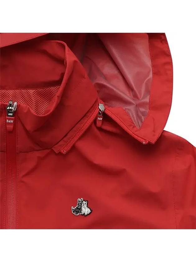 Women s Packable Rain Jumper 1804LZRA CORAL - BLACK&WHITE - BALAAN 3