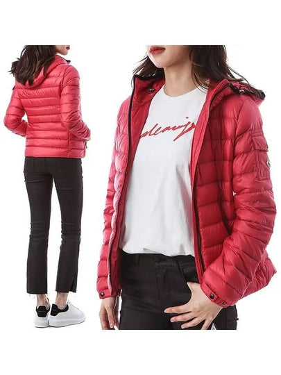 Women's Bles Hooded Lightweight Padding Pink - MONCLER - BALAAN 2