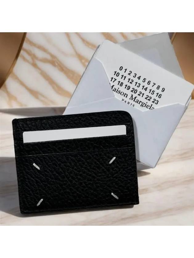 Stitch Card Wallet Black - MAISON MARGIELA - BALAAN 2