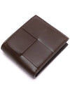 Intrecciato Coin Pocket Half Wallet Brown - BOTTEGA VENETA - BALAAN 6