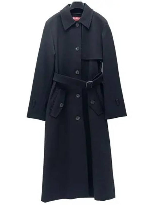 STUDIO MAXMARA Max Mara Panfilo bell long coat 003 - S MAX MARA - BALAAN 2