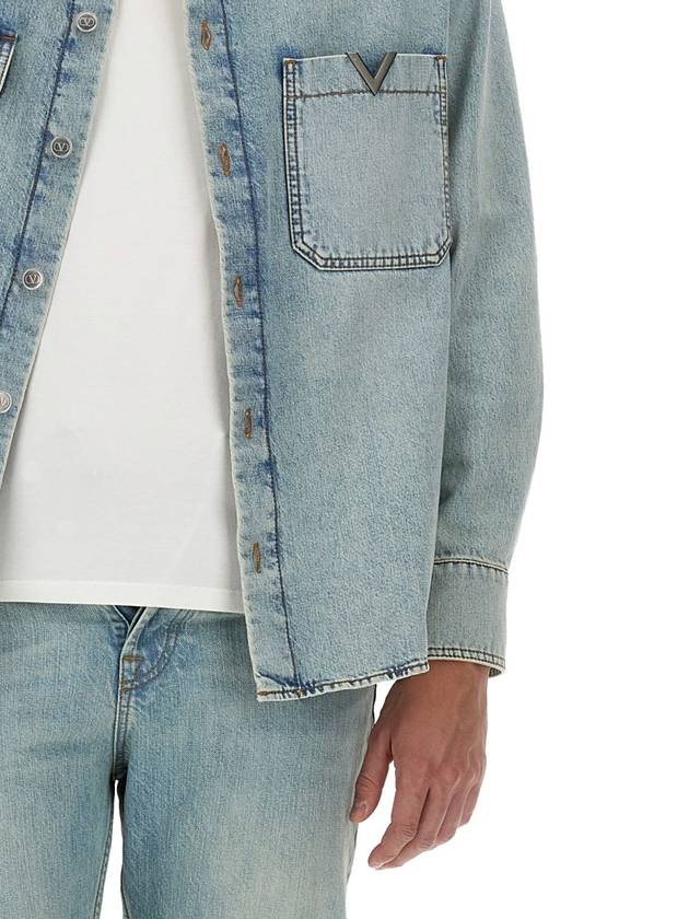 DENIM SHIRT - VALENTINO - BALAAN 4