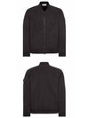 Compass Badge Bomber Jacket Black - STONE ISLAND - BALAAN 5