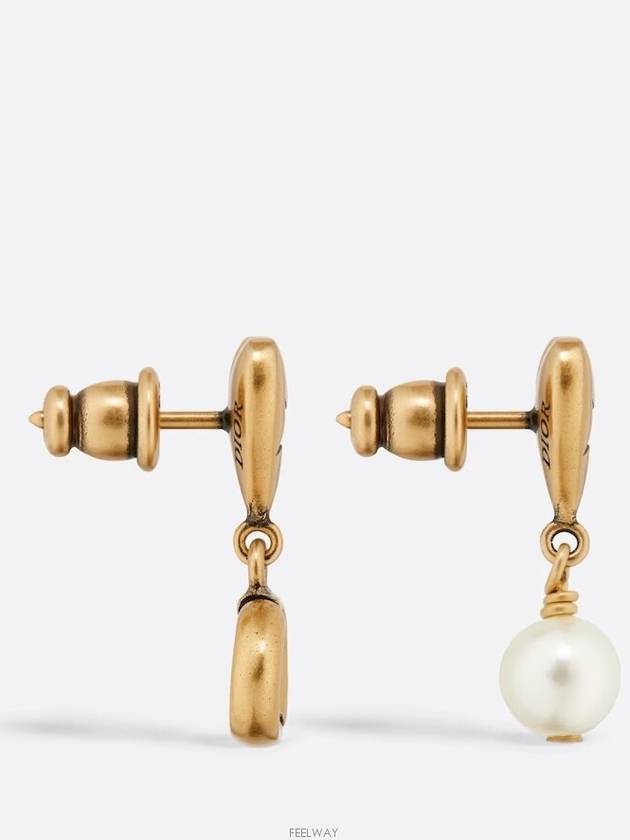 Lucky Charm Earrings Gold - DIOR - BALAAN 5