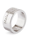 Engraved Logo Ring Silver - MAISON MARGIELA - BALAAN 2