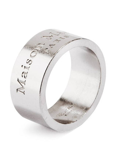 Engraved Logo Ring Silver - MAISON MARGIELA - BALAAN 2