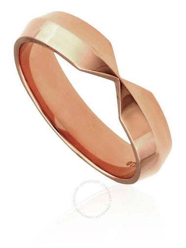 Tiffany 18k Rose Gold Nesting Wide Band Ring, Size 10 - TIFFANY & CO. - BALAAN 1