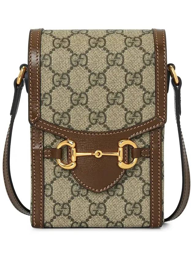 Horsebit 1955 Mini Bag Brown - GUCCI - BALAAN 1