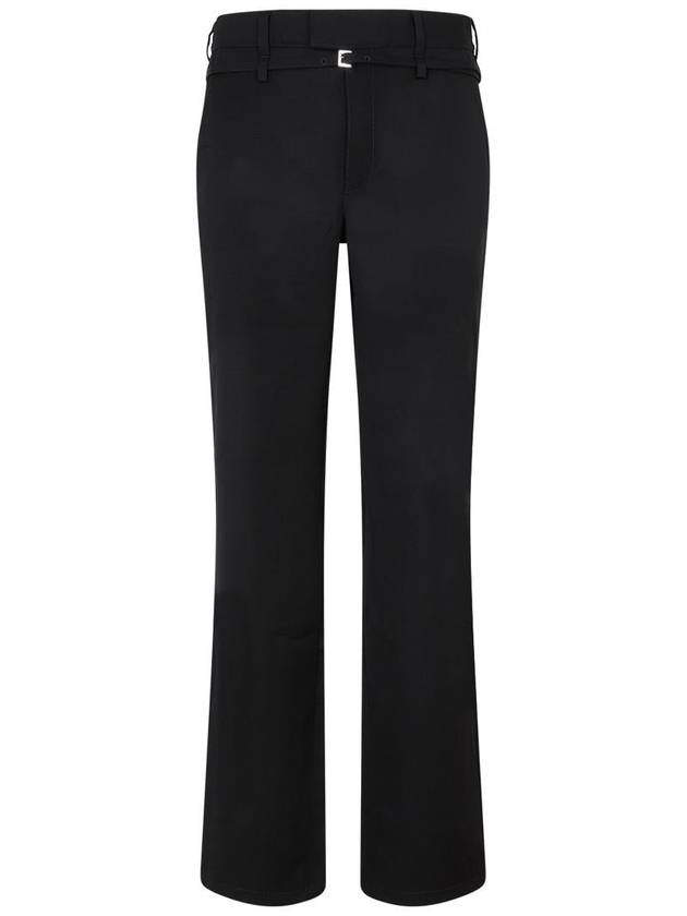 FW23 belt detail pants black 236PA061 - JACQUEMUS - BALAAN 2