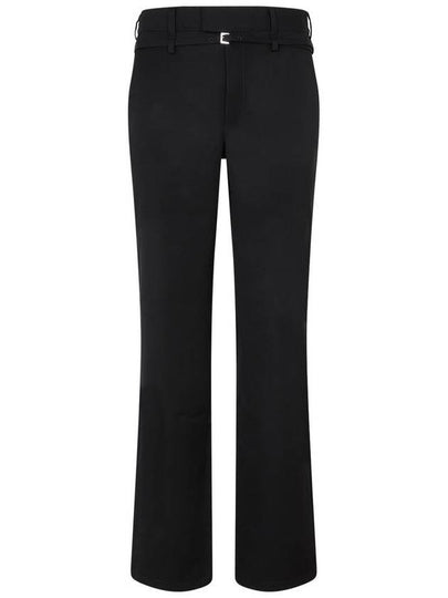 FW23 belt detail pants black 236PA061 - JACQUEMUS - BALAAN 2