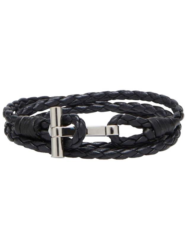 braided leather wrap style bracelet JM005ICL002S - TOM FORD - BALAAN 2