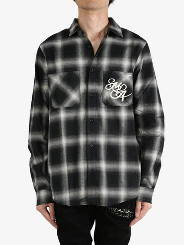 Amiri  Swirl Flannel Shirt Clothing - AMIRI - BALAAN 1