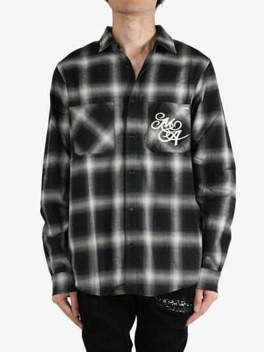 Amiri  Swirl Flannel Shirt Clothing - AMIRI - BALAAN 1