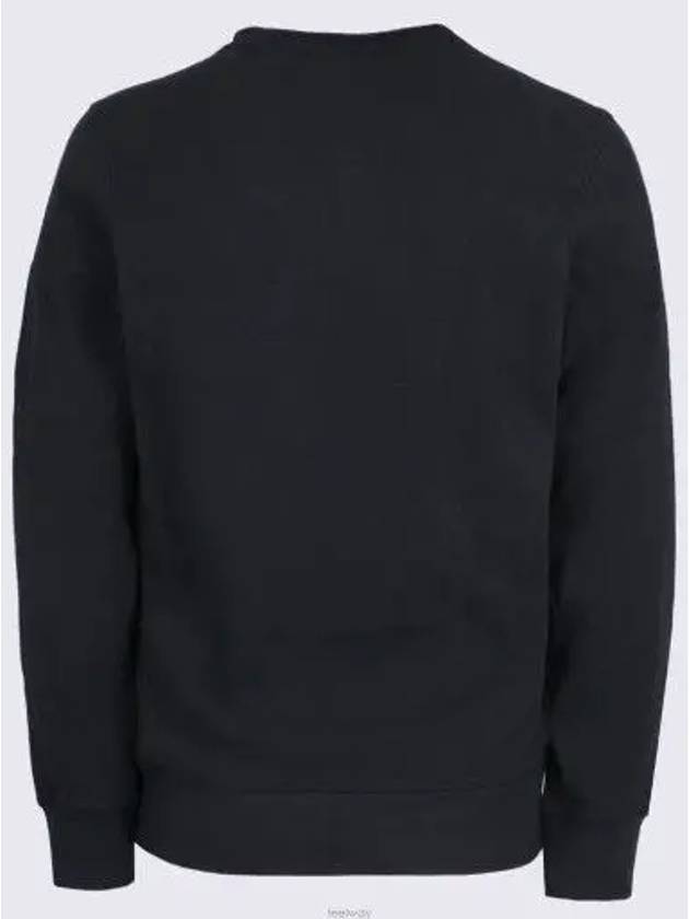 Lens Wappen Fleece Round Sweatshirt Navy - CP COMPANY - BALAAN 4