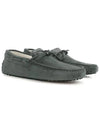 Men's Gommino Suede Driving Shoes Grey - TOD'S - BALAAN 5