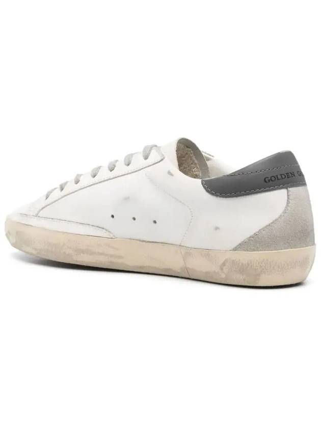 Superstar Grey Tab Low Top Sneakers White - GOLDEN GOOSE - BALAAN 4