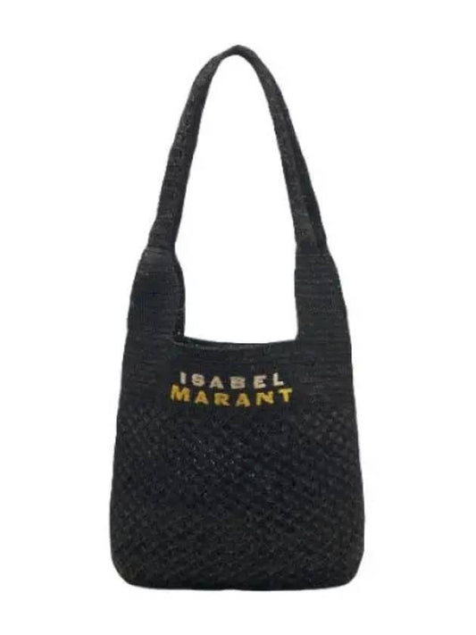 Medium Praia Tote Bag Black Handbag - ISABEL MARANT - BALAAN 1