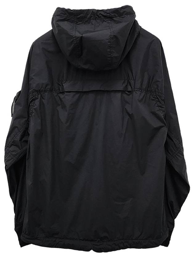 Skin Touch Nylon TC Hooded Jacket Black - STONE ISLAND - BALAAN 4