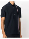 Thom Browne Striped Polo Short Sleeve T Shirt MJP196A - TOM FORD - BALAAN 2