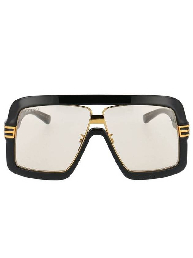 Eyewear Square Black Sunglasses - GUCCI - BALAAN 1