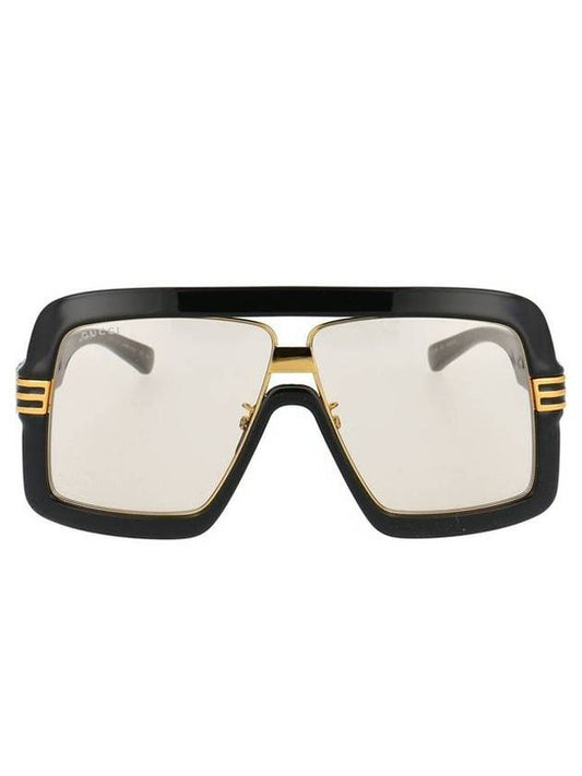 Eyewear Square Black Sunglasses - GUCCI - BALAAN 1