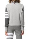 4 Bar Striped Knit Top Grey - THOM BROWNE - BALAAN 5