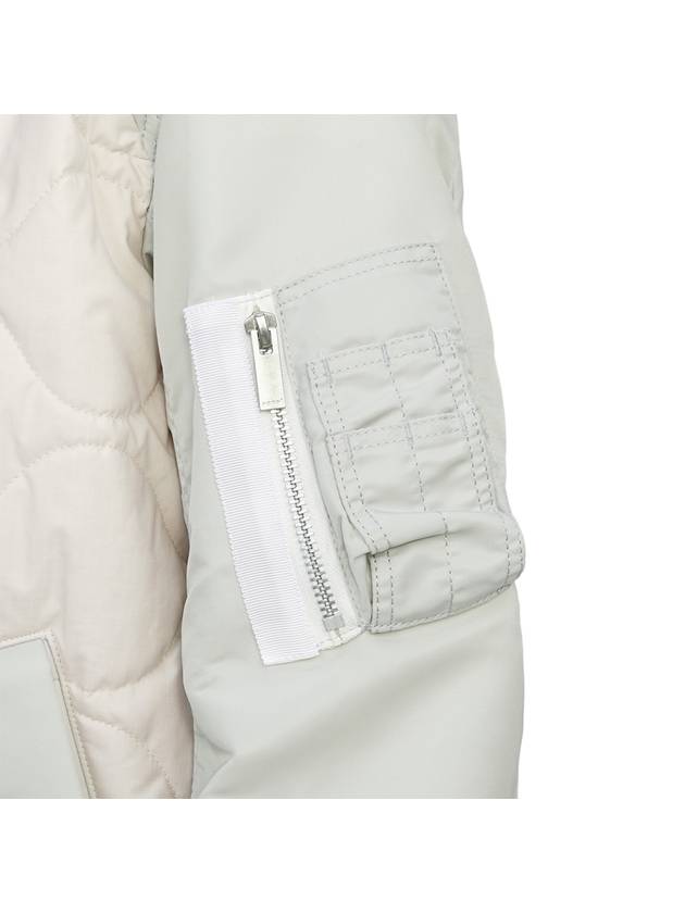 Nylon Twill Ripstop Jacket White - SACAI - BALAAN 10