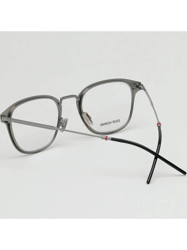 Glasses Frame 0232 R81 Matte Silver Square Metal - DIOR - BALAAN 4