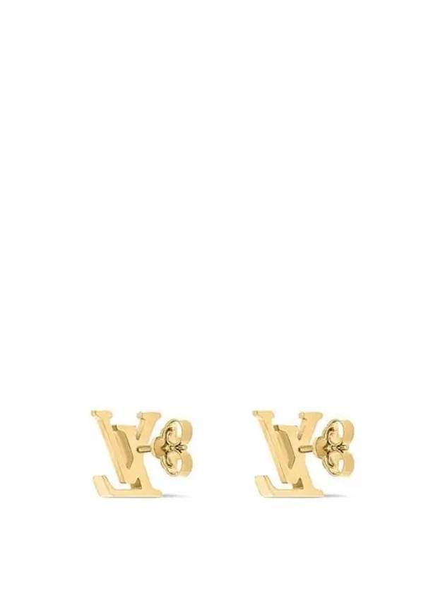 LV Iconic Earrings Gold - LOUIS VUITTON - BALAAN 3