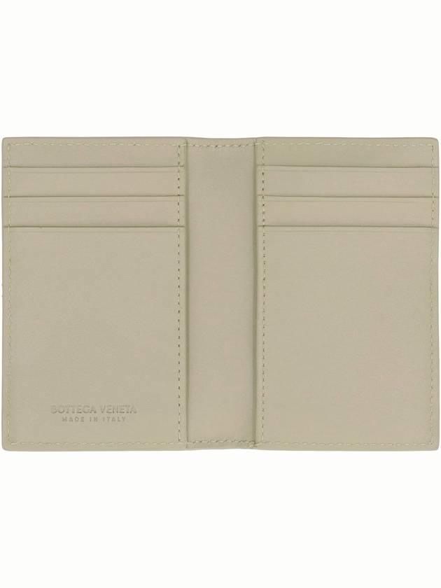 Intrecciato Flap Card Holder Travertine - BOTTEGA VENETA - BALAAN 5