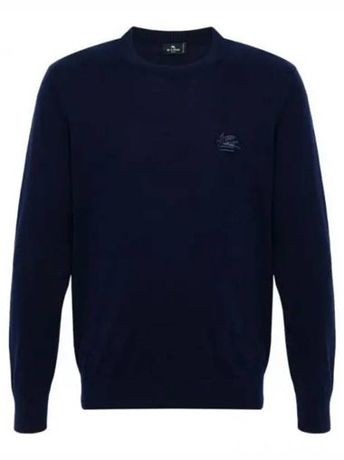 MRMA0017AC271B 0065 Pegaso Logo Cotton Sweater - ETRO - BALAAN 1