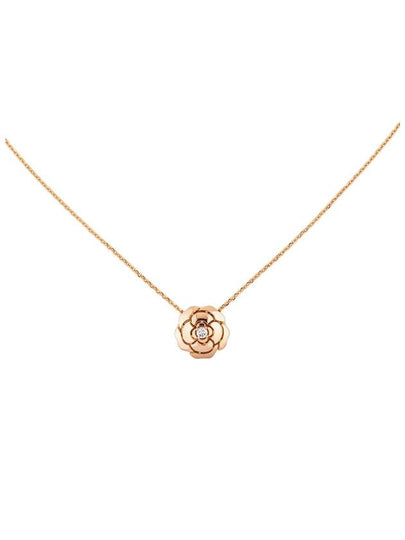 Extrait De Camelia 18K Necklace Pink Gold - CHANEL - BALAAN 2