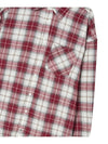 Overfit tartan check shirt Red - THE GREEN LAB - BALAAN 10