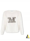 Palato Wool Knit Top White - MAX MARA - BALAAN 2