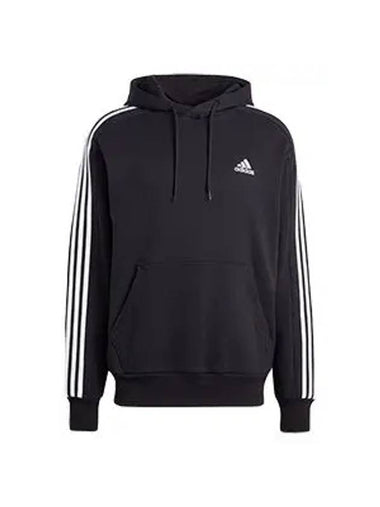 Essentials 3S French Terry Hoodie Black - ADIDAS - BALAAN 1