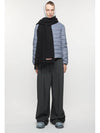 Fringe wool muffler narrow black SCAR000218 - ACNE STUDIOS - BALAAN 3