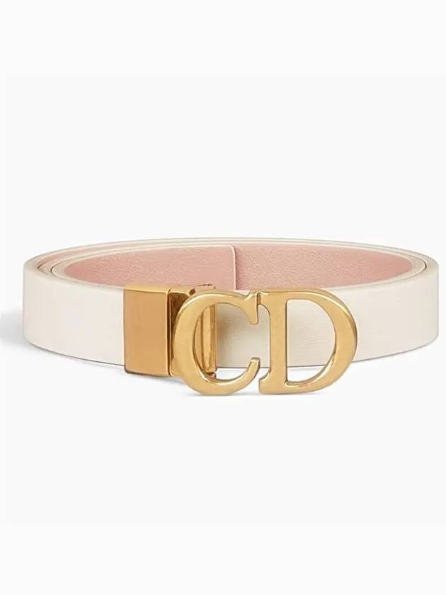 Saddle Reversible Belt Smooth Calfskin 20mm B0335CWGA M63E - DIOR - BALAAN 3