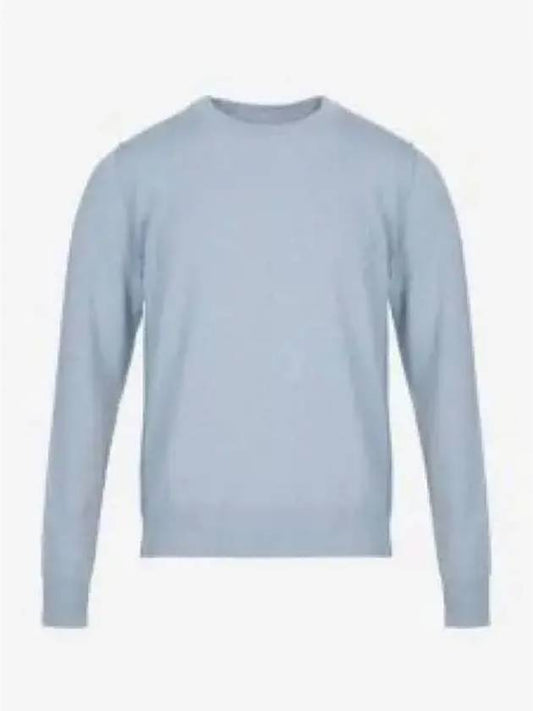 Crew Neck Cashmere Knit Top Pale Blue - MAISON MARGIELA - BALAAN 2