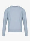 Crew Neck Cashmere Knit Top Pale Blue - MAISON MARGIELA - BALAAN 2