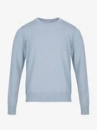 Crew Neck Cashmere Knit Top Pale Blue - MAISON MARGIELA - BALAAN 2