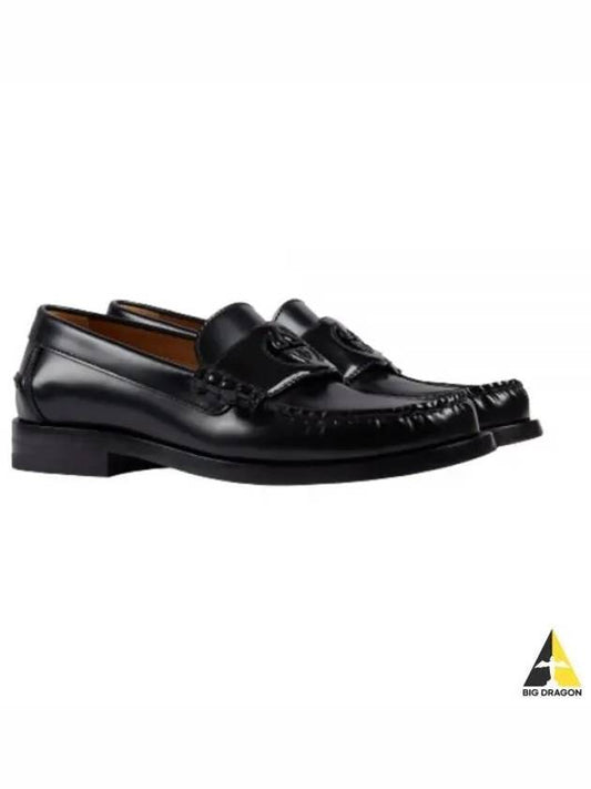 Interlocking G Leather Loafers Black - GUCCI - BALAAN 2