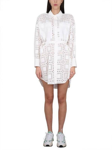 Midi One Piece 3441MDA02 23710602 WHITE - MSGM - BALAAN 1