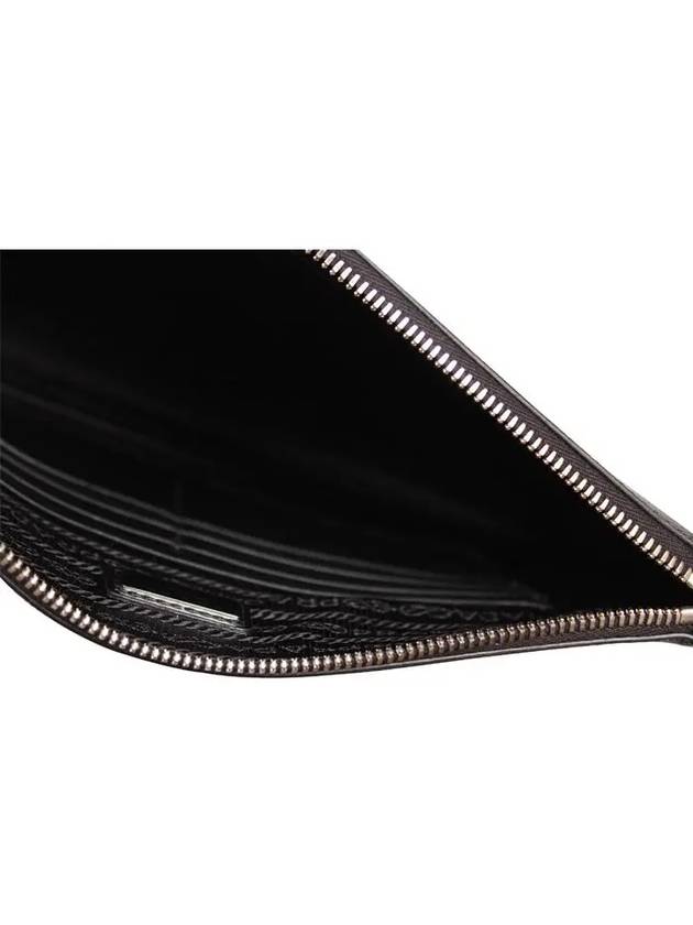 Banana Print Strap Clutch Bag Black - PRADA - BALAAN 5