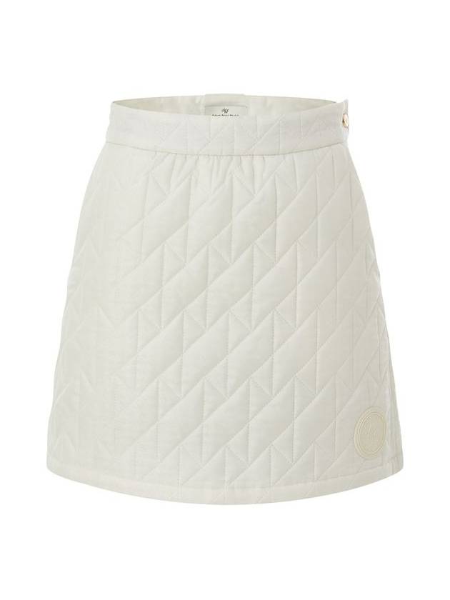 HOUNDTOOTH JQD QUILTING SKIRT - AOW - BALAAN 1