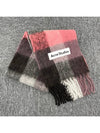 Check Mohair Muffler Mauve Bright pink - ACNE STUDIOS - BALAAN 4