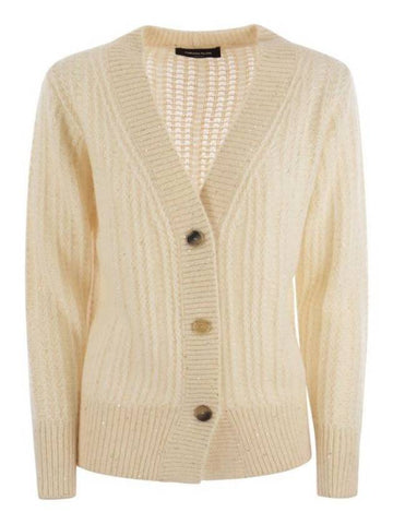 Sweater MAD223F412 H805 VR1 CREAM - FABIANA FILIPPI - BALAAN 1