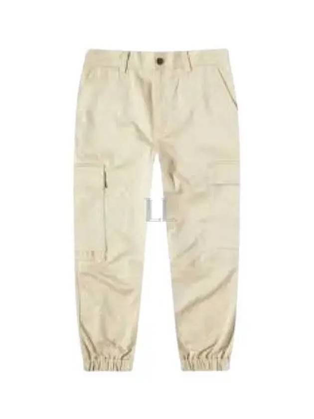 Banded Ankle Cargo Pants Beige - AMI - BALAAN 2