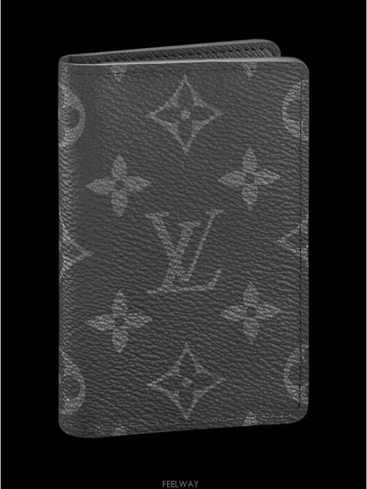 Pocket Organizer Monogram Card Wallet Black - LOUIS VUITTON - BALAAN 2