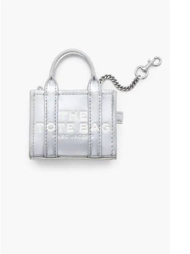 Metallic The Nano Tote Charm Siver MBACW24002SVX - MARC JACOBS - BALAAN 1