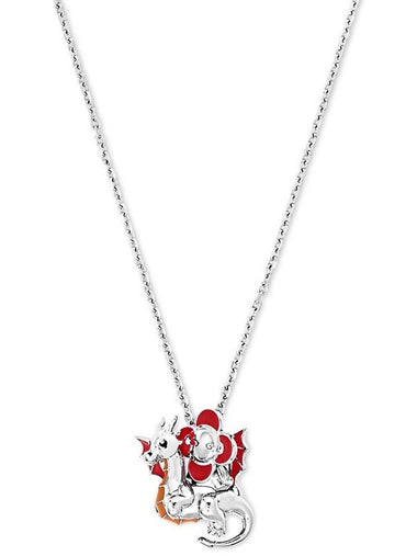 LV Dragon Pendant Necklace Silver - LOUIS VUITTON - BALAAN 1